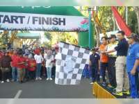 Jalan Sehat HUT Bhayangkara ke-71 Polres Bojonegoro, Diikuti Ribuan Peserta