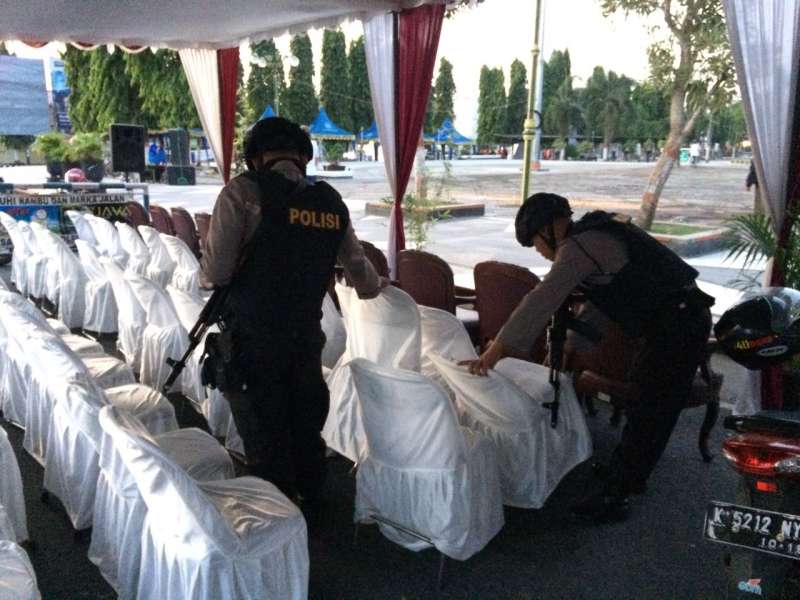 Penembak Jitu Disebar  Amankan Upacara HUT Bhayangkara ke-71