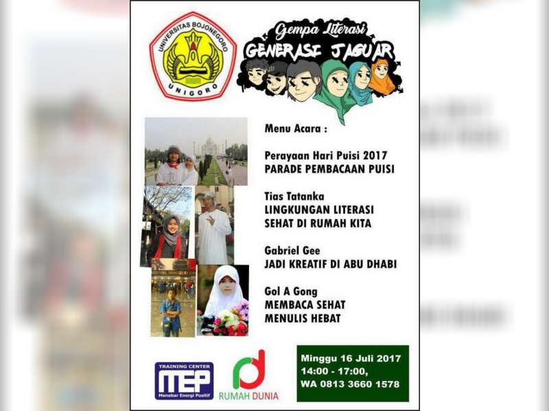 Unigoro Menulis, Unigoro Untuk Semua