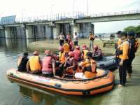 Sat Sabhara Polres Bojonegoro Gelar Latihan Penanggulangan Bencana Bersama BPBD