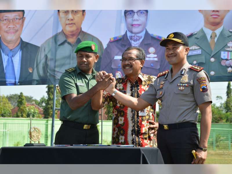 Polres Blora Gelar Apel Tiga Pilar jelang Pilkades Serentak di Blora