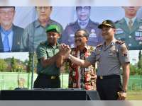 Polres Blora Gelar Apel Tiga Pilar jelang Pilkades Serentak di Blora