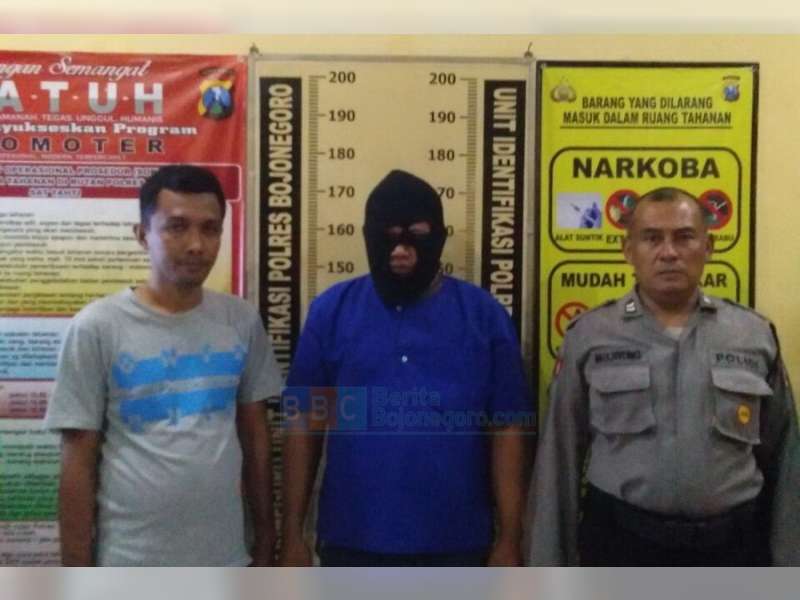 Sat Reskrim Polres Bojonegoro Tangkap Seorang Warga Ngasem Pengecer Judi Togel