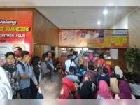 Setiap Hari Ratusan Pemohon SKCK Padati Sat Intelkam Polres Bojonegoro