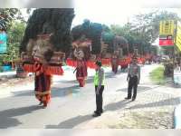 Ratusan Warga Saksikan Pagelaran Seni Reog Ponorogo