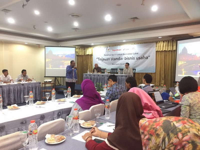 EMCL Gelar Pelatihan Tinjauan Standar Bisnis Usaha, Bagi Kontraktor Lokal