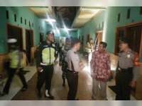 Anggota Gabungan Polres Bojonegoro, Kodim dan Sub Denpom, Adakan Patroli Skala Besar