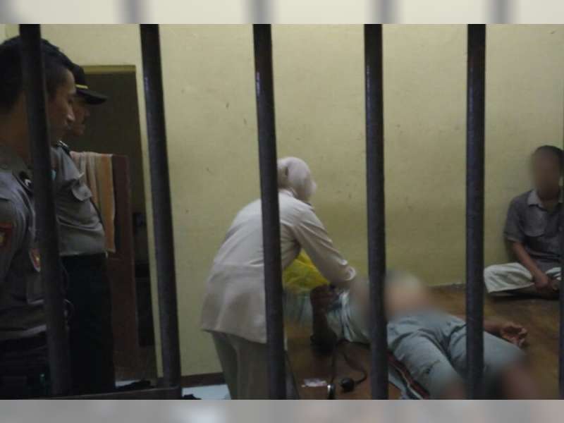 Urkes Polres Blora Cek Kondisi Kesehatan Tahanan