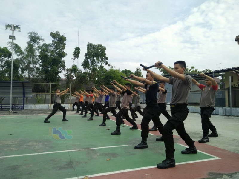 Sat Sabhara Polres Bojonegoro Gelar Latihan Asah Keterampilan Bela Diri