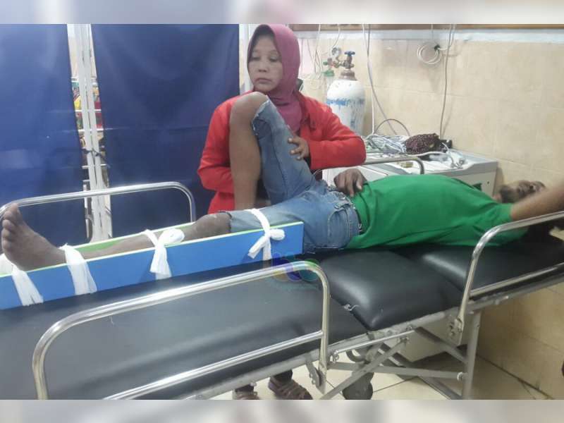 Suzuki Smash Seruduk Honda Vario di Baureno, 2 Orang Luka-Luka