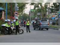 Razia Kendaraan di 2 Tempat, Satlantas Polres Bojonegoro Tindak 42 Pelanggar