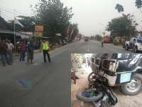 Kurang Hati-Hati Saat Menyeberang, Supra Ditabrak Pikap, Pengendara Supra Meninggal Dunia