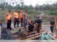 Polsek Padangan Gelar Operasi Sedot Pasir yang Menggunakan Mesin Ganda