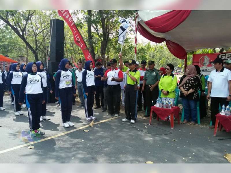 211 Regu Ikuti Gerak Jalan 17 Kilometer  Berita Bojonegoro