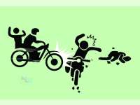 Dua Motor Terlibat Kecelakaan di Baureno, Seorang Pembonceng Luka-Luka