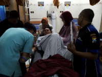 Ambil Haluan Terlalu ke Kanan, Supra X Ditabrak Ninja, Kedua Pengendara Terluka