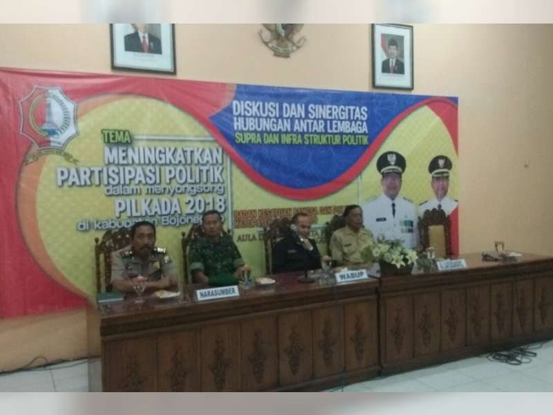 Diskusi dan Sinergitas Hubungan Antar Lembaga Politik di Buka Wakil Bupati Bojonegoro