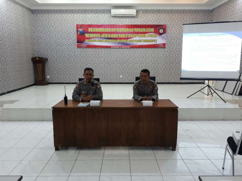 Satuan Sabhara Polres Bojonegoro Gelar Sosialisasi PP 60 Tahun 2016