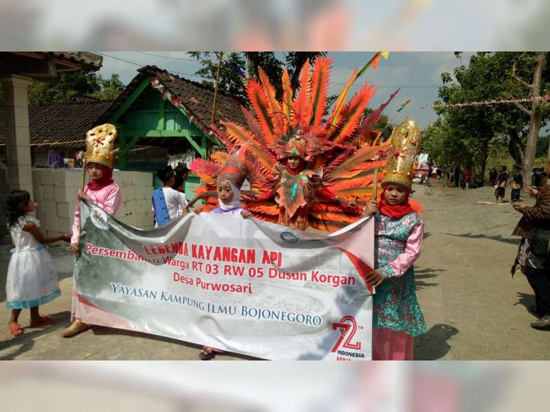 Kampung Ilmu Meriahkan Pawai Budaya di Purwosari