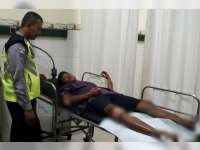 Vixion Serempet Ninja, Pengendara Vixion Luka-Luka