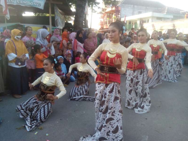 Pawai Budaya Kecamatan Purwosari Meriah