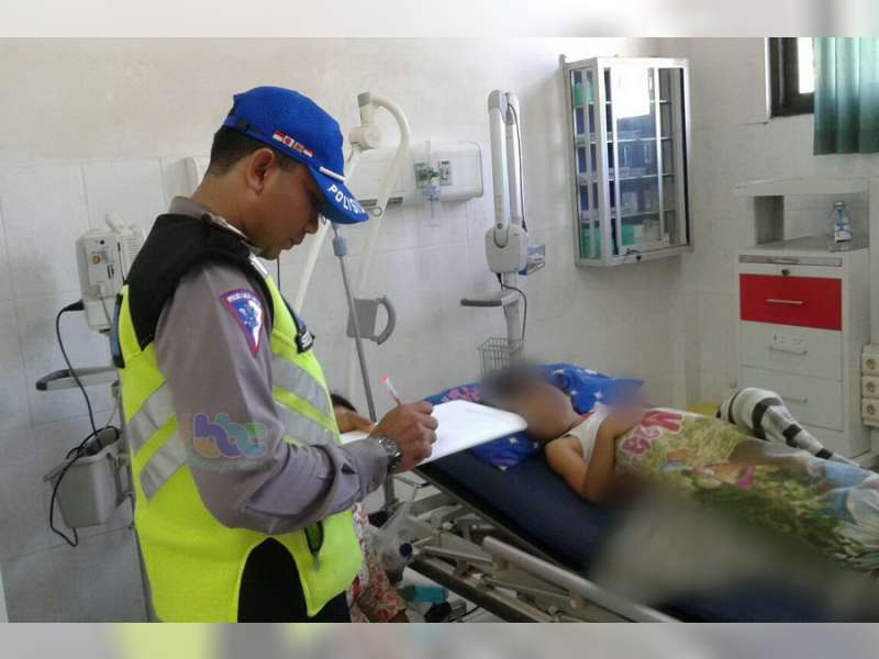 Ditabrak Motor, Bocah Pengayuh Sepeda Pancal, Alami Patah Tulang Tangan dan Kaki