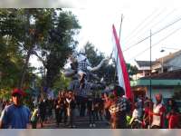 Ada Ogoh-Ogoh Dalam Pawai Karnaval Desa Kapas