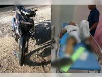 Kurang Hati-Hati Seorang Pelajar Pengendara Motor di Balen, Jadi Korban Tabrak Lari
