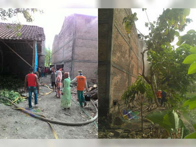 Lagi, Gudang Oven Tembakau Milik Warga Temayang Terbakar