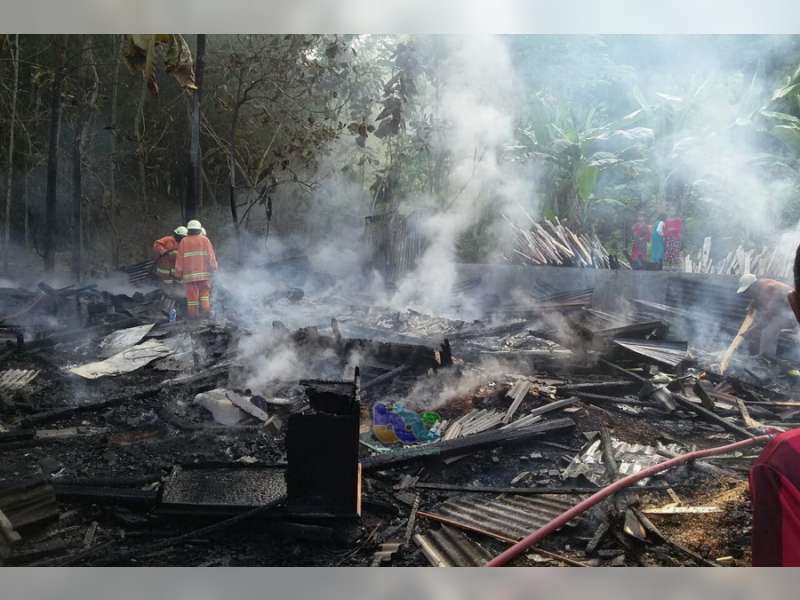 Kebakaran Hanguskan Penggergajian Kayu di Baureno, Kerugian Capai Rp 150 Juta