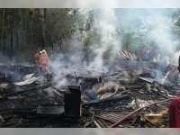 Kebakaran Hanguskan Penggergajian Kayu di Baureno, Kerugian Capai Rp 150 Juta