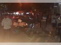 Kurang Konsentrasi, Sedan Seruduk Pagar 3 Orang Luka-Luka