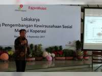 155 Pengusaha Ikuti Lokakarya Pengembangan  Kewirausahaan  Sosial Melalui Koperasi