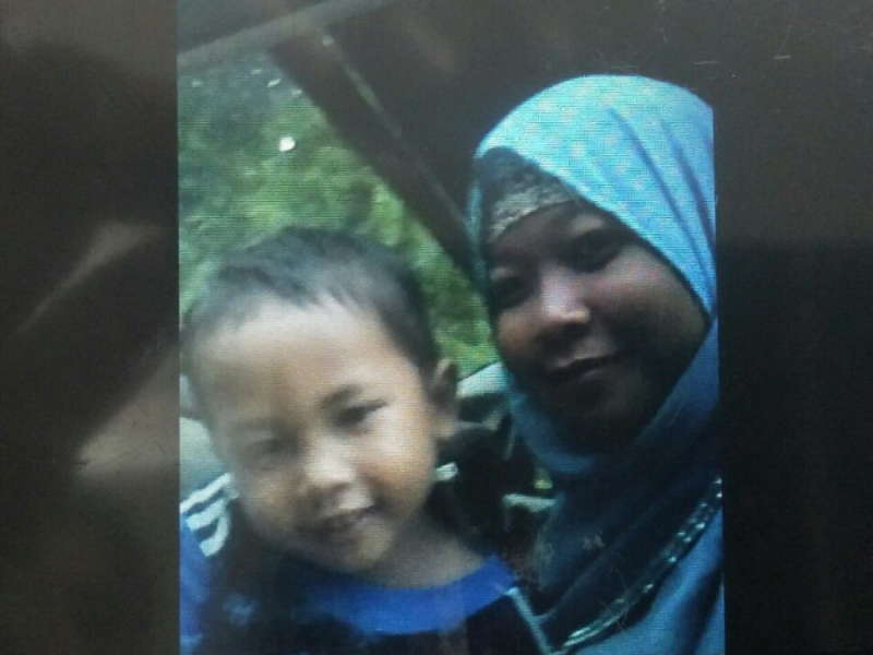 Seorang Perempuan Bersama Seorang Anaknya Dilaporan Hilang