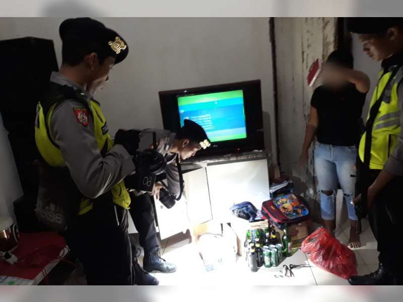 Cegah Peredaran Miras, Polres Bojonegoro dan Polsek Jajaran Adakan Razia Miras