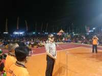 Kapolres Bojonegoro Buka Turnamen Bola Voli Sidobandung Cup 2017