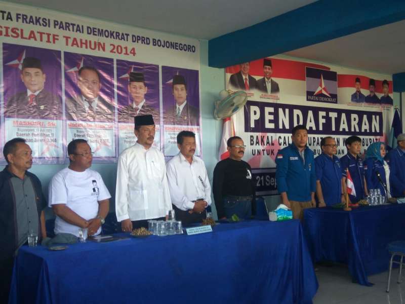 Gatot Agung Dwi Santoso Daftar Bacabup di DPC Demokrat Bojonegoro