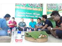 Dandim 0813 Resmikan Media Center Wartawan Bojonegoro