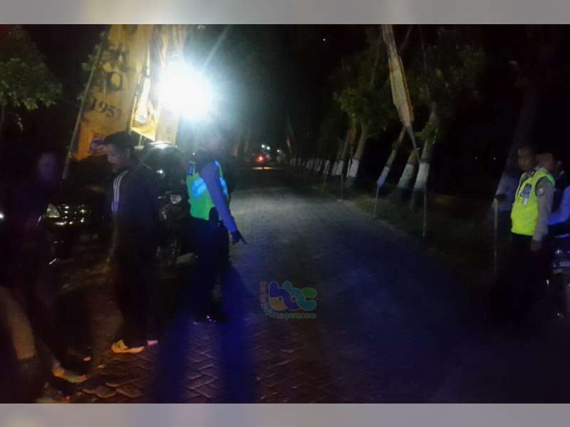 Tabrakan Motor di Balen, Seorang Pembonceng Alami Gegar Otak