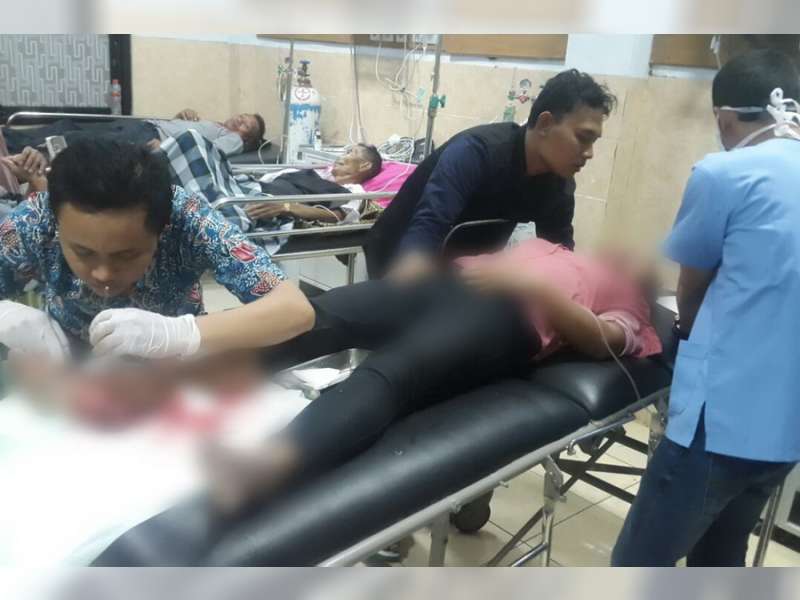 Minerva Seruduk Supra X di Balen, Seorang Pengendara Terluka