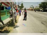 Pengendara Mengantuk, Motor Tabrak Tiang Listrik