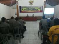 Subbag Humas Polres Bojonegoro Adakan Pelatihan Jurnalistik pada Kasi Humas Polsek