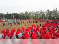 Ibu - Ibu PKK Ikuti Senam Perwosi Kecamatan Purwosari