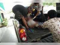 Dalam Pengaruh Miras, Seorang Pengendara Tabrak Rambu Lalu-Lintas