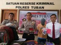 Polres Tuban Tangkap Pelaku Curat di Perumahan Karang Indah Timur