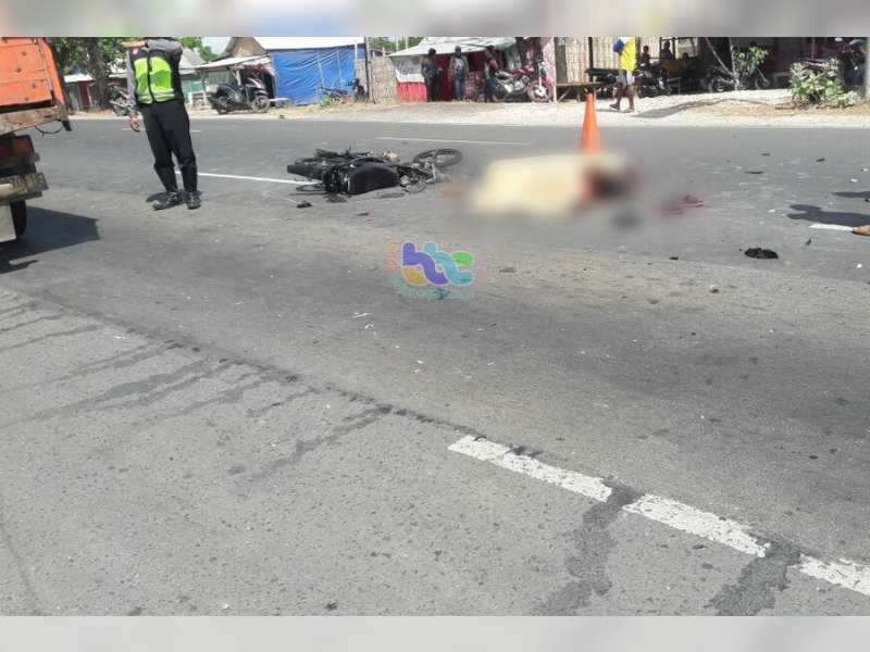 Serempet Truk, Pengendara Motor di Tuban Tewas di TKP