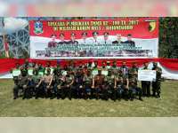 Wabup Setyo Hartono Pimpin Upacara TMMD Ke - 100