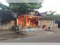 Diduga Korsleting Listrik Kantor Teras BRI Prambontergayang Ludes Terbakar