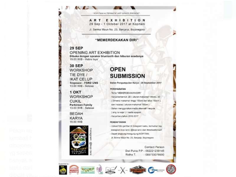 Pameran Seni Rupa Alternatif Bakal Digelar di Studio Kopitani