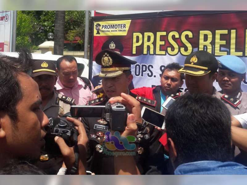 Polres Bojonegoro Rilis Ungkap Kasus Operasi Sikat Semeru 2017